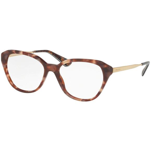 Prada 28S 28 UE0-1O1 52 28SV Pink Havana 52-16-140 Eyeglasses - Picture 1 of 6